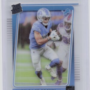2021 Clearly Donruss Amon-Ra St. Brown RC #84 Lions
