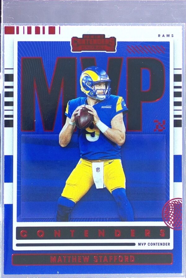 2021 Contenders Matthew Stafford #MVP-MST Rams MVP Contenders Ruby