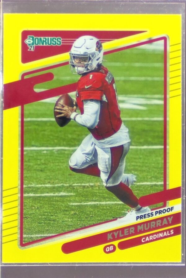 2021 Donruss Kyler Murray Press Proof Yellow #245 Cardinals