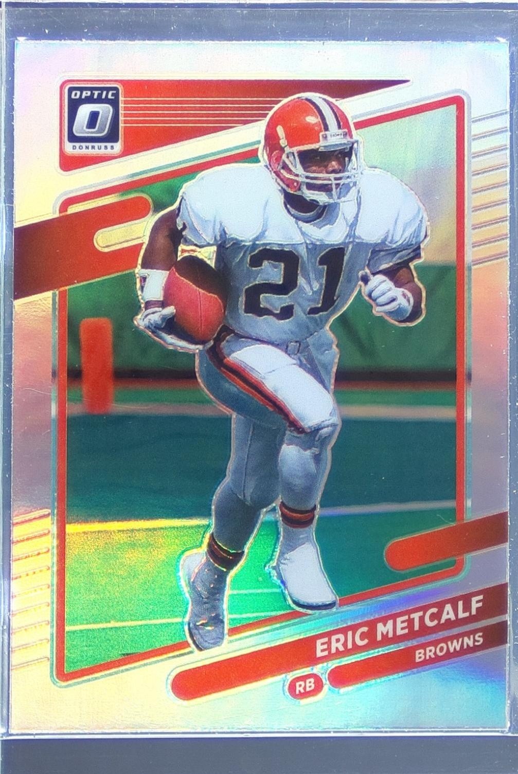 2021 Donruss Optic Eric Metcalf Holo #144 Browns