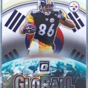 2021 Donruss Optic Hines Ward #GB-13 Steelers GloBall