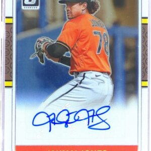 2021 Donruss Optic Jahmai Jones Auto #RS87-JJ Orioles Retro 1987 Signatures