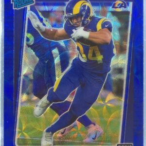2021 Donruss Optic Jake Funk Blue Scope RC #295 Rams