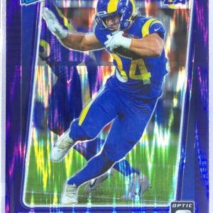 2021 Donruss Optic Jake Funk Purple Shock RC #295 Rams