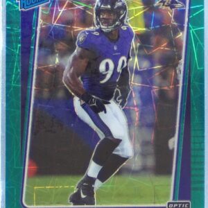 2021 Donruss Optic Odafe Oweh Green Velocity RC #258 Ravens
