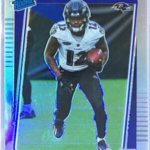 2021 Donruss Optic Rashod Bateman Holo RC #210 Ravens