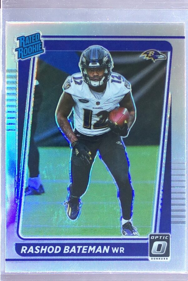 2021 Donruss Optic Rashod Bateman Holo RC #210 Ravens