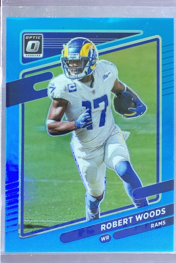 2021 Donruss Optic Robert Woods Aqua /299 #183 Rams