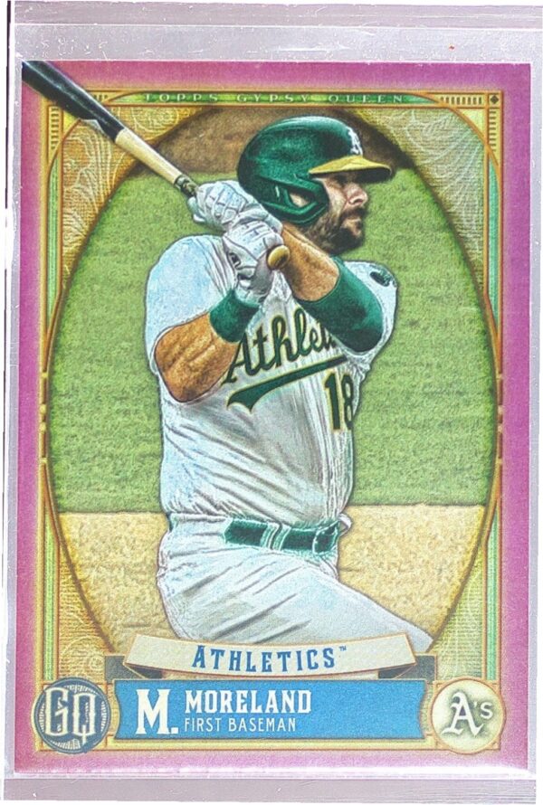 2021 Gypsy Queen Mitch Moreland Mauve /75 #229 Athletics