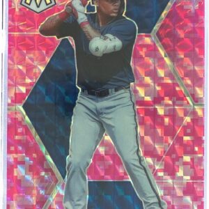 2021 Mosaic Cristian Pache Pink Camo RC #230 Braves