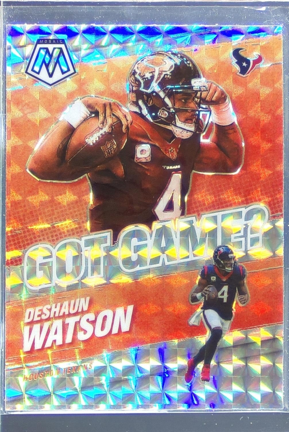 2021 Mosaic Deshaun Watson #GG-3 Texans Got Game? Mosaic