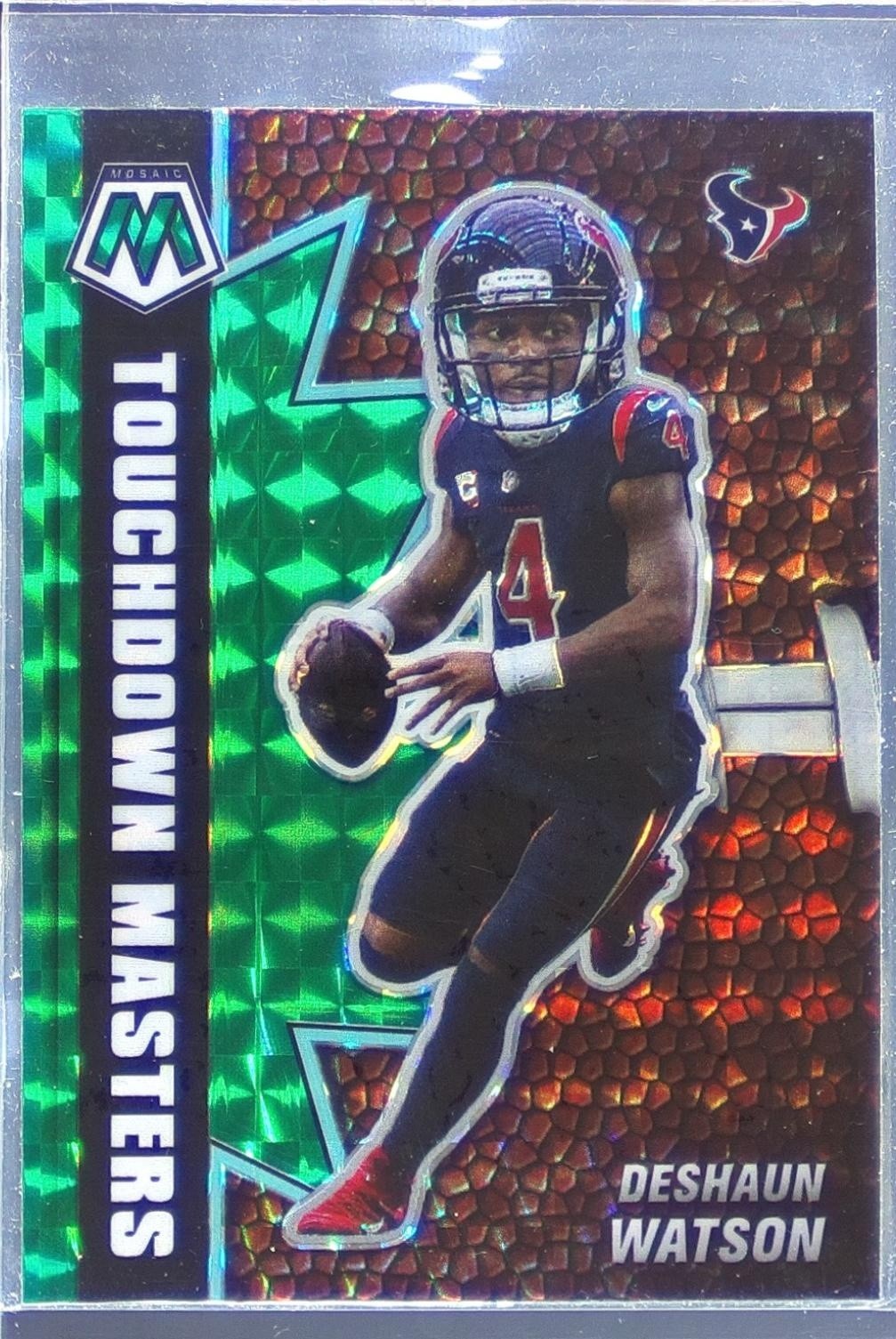 2021 Mosaic Deshaun Watson #TM-17 Texans Touchdown Masters Mosaic Green