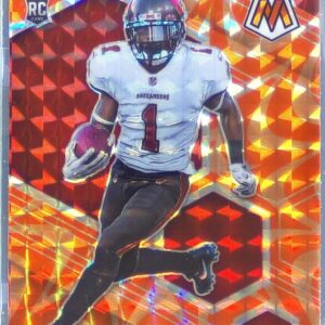 2021 Mosaic Jaelon Darden Prizm Reactive Orange RC #333 Buccaneers