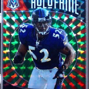 2021 Mosaic Ray Lewis #1 Ravens HoloFame Mosaic Green