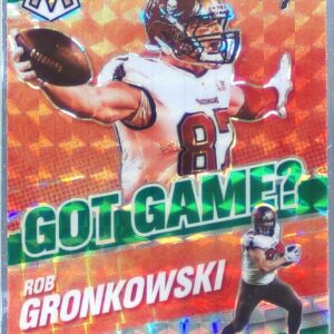 2021 Mosaic Rob Gronkowski #GG-1 Buccaneers Got Game? Mosaic Green