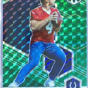 2021 Mosaic Sam Ehlinger Prizm Green RC #372 Colts