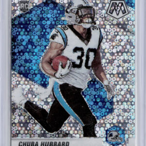 2021 Panini Mosaic Chuba Hubbard #325-V Panthers Rookie Variations No Huddle