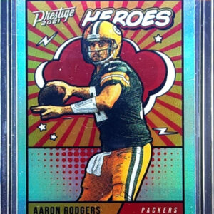 2021 Panini Prestige Aaron Rodgers #HE-8 Packers Heroes