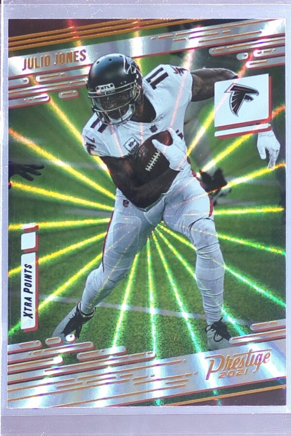 2021 Panini Prestige Julio Jones Xtra Points Sunburst #32 Falcons