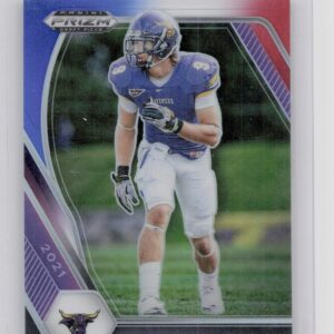 2021 Panini Prizm Draft Picks Collegiate Adam Thielen Red White and Blue #52 Mav