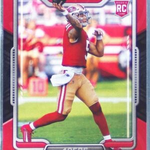 2021 Playbook Trey Lance Orange RC #103 49ers