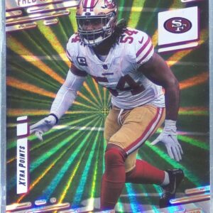 2021 Prestige Fred Warner Xtra Points Sunburst #150 49ers