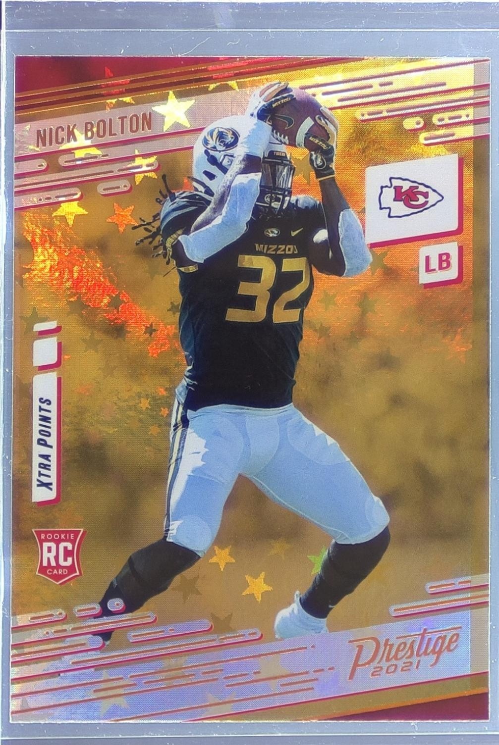2021 Prestige Nick Bolton Xtra Points Astral #253 Chiefs