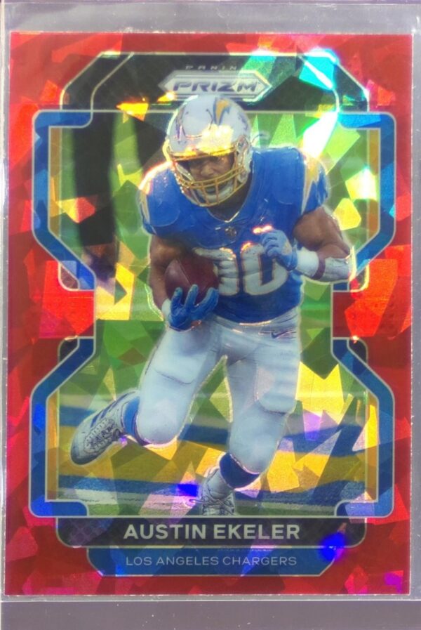 2021 Prizm Austin Ekeler Red Ice #170 Chargers