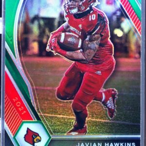 2021 Prizm Draft Picks Javian Hawkins  Green RC #119 Cardinals