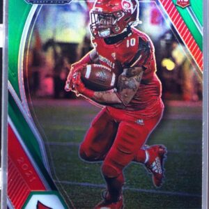 2021 Prizm Draft Picks Javian Hawkins  Green RC #119 Cardinals