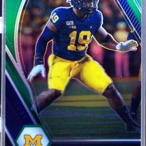 2021 Prizm Draft Picks Kwity Paye Green RC #145 Wolverines