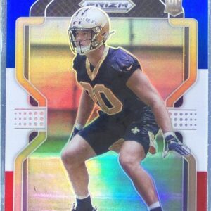 2021 Prizm Pete Werner Red White and Blue RC #391 Saints