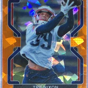 2021 Prizm Tre Nixon Orange Ice RC #428 Patriots