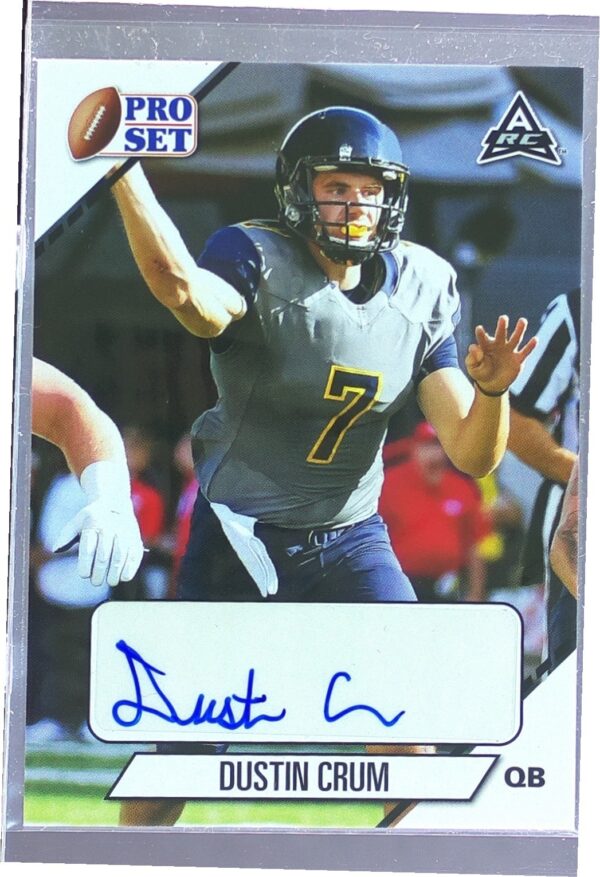 2021 Pro Set Dustin Crum Auto RC #PS-DC1 Flashes Autographs