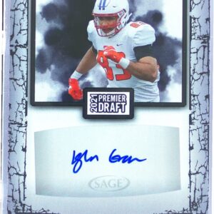 2021 SAGE Premier Draft Kylen Granson Auto RC #A106 Mustangs Autographs Black