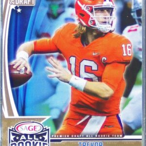 2021 SAGE Premier Draft Trevor Lawrence RC #RT-TL1 Tigers All Rookie Team Gold