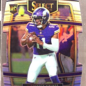 2021 Select Kellen Mond RC Silver Prizm Die Cut #64 Vikings