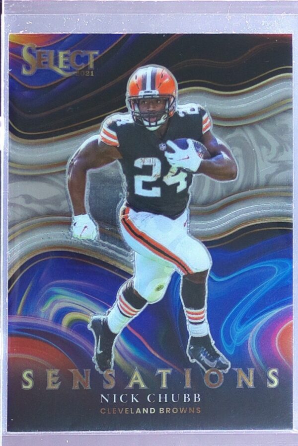 2021 Select Nick Chubb #SEN-13 Browns Sensations