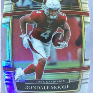 2021 Select Rondale Moore Silver Prizm Die Cut RC #58 Cardinals