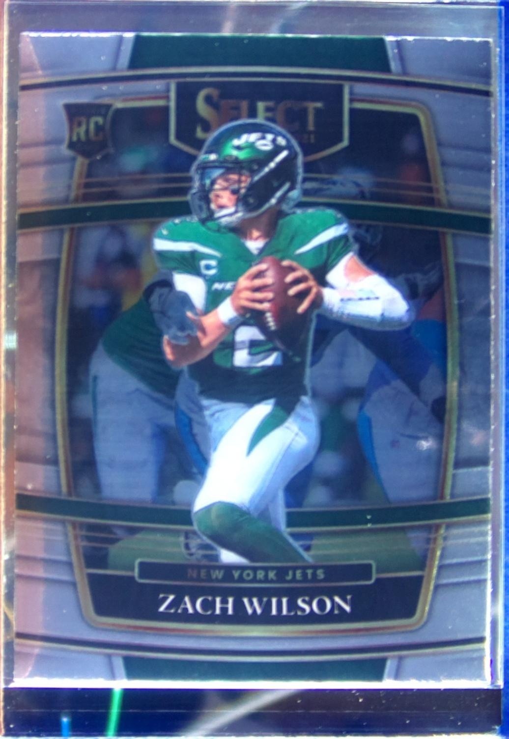 2021 Select Zach Wilson Silver Prizm RC #44 Jets