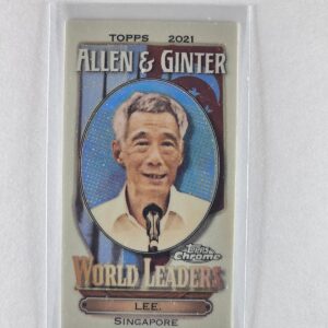 2021 Topps Allen & Ginter Chrome Lee Hsien Loong #MWL-17 World Leaders Minis