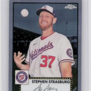 2021 Topps Chrome Platinum Anniversary Stephen Strasburg #176 Nationals