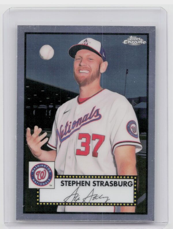 2021 Topps Chrome Platinum Anniversary Stephen Strasburg #176 Nationals