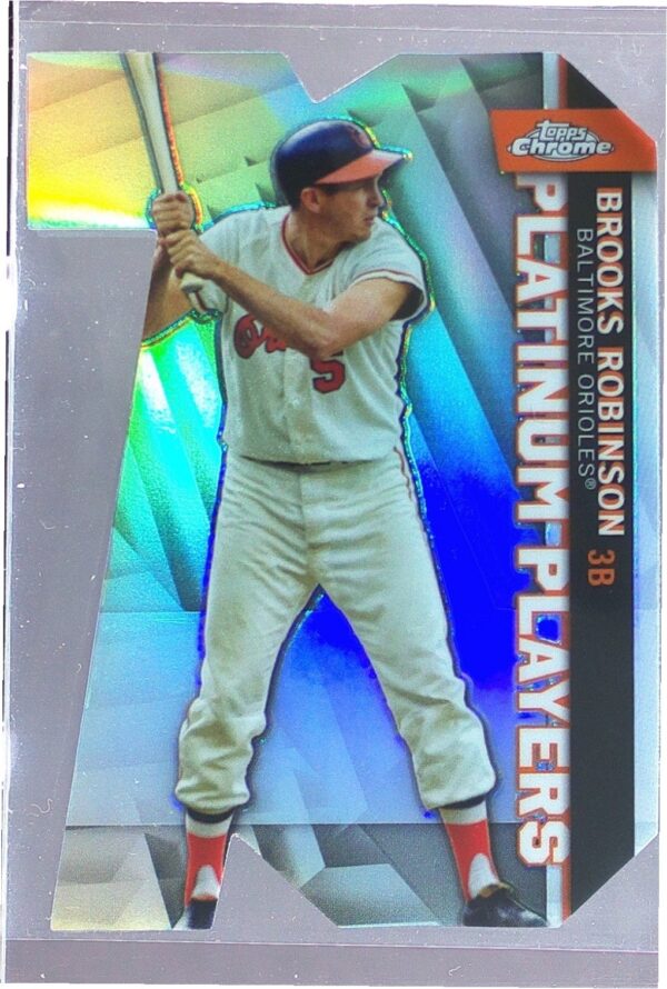 2021 Topps Chrome Update Brooks Robinson #CPDC-19 Platinum Players Die Cuts