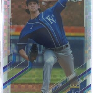 2021 Topps Chrome Update Daniel Lynch X Fractor /99 RC #USC34 Royals