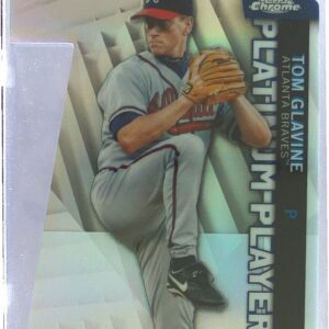 2021 Topps Chrome Update Tom Glavine #CPDC-52 Braves Platinum Players Die Cuts