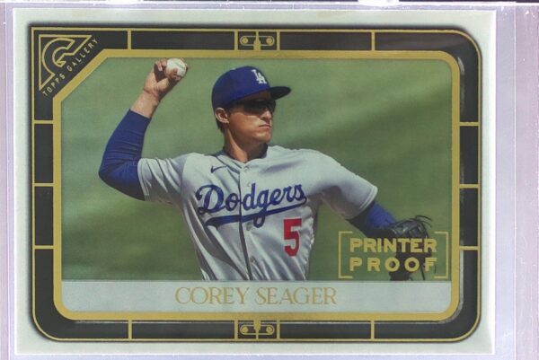 2021 Topps Gallery Corey Seager Printer Proof #42 Dodgers
