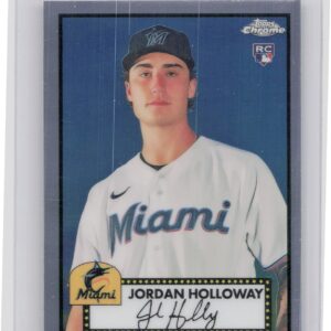 2021 Topps Jordan Holloway Rookie #110 Marlins