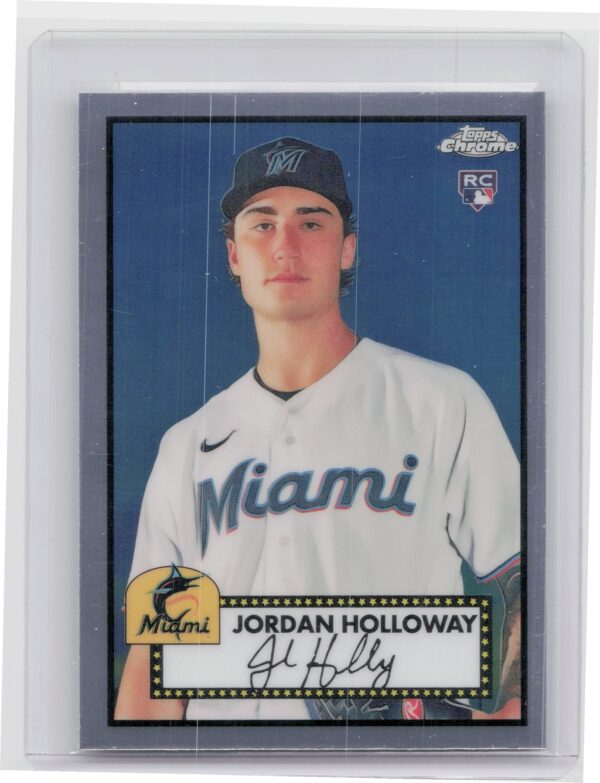 2021 Topps Jordan Holloway Rookie #110 Marlins