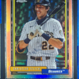 2021 Topps Update Christian Yelich #TC92-28 Brewers 1992 Topps Redux Chrome